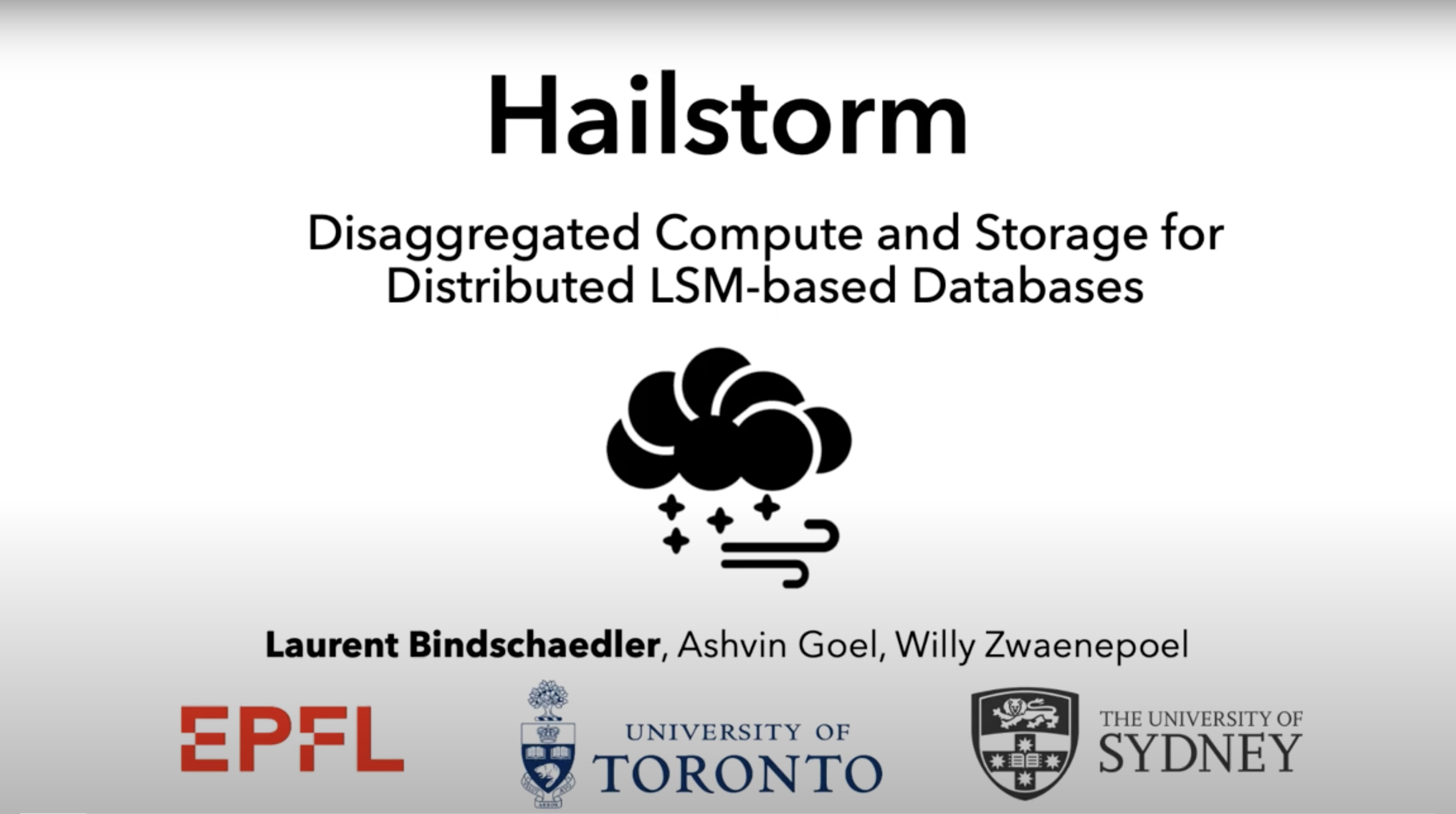 Hailstorm: Balancing the Load in LSM-Based Distributed Databases