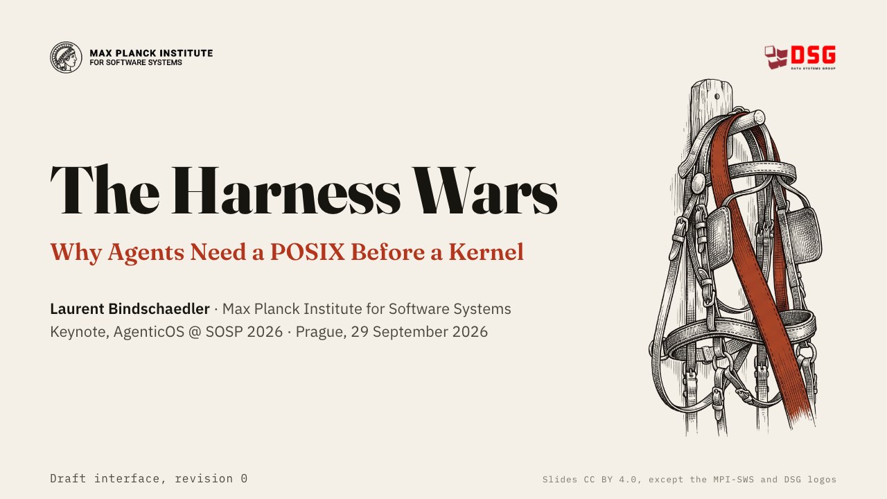 The Harness Wars: Slides from My AgenticOS Keynote
