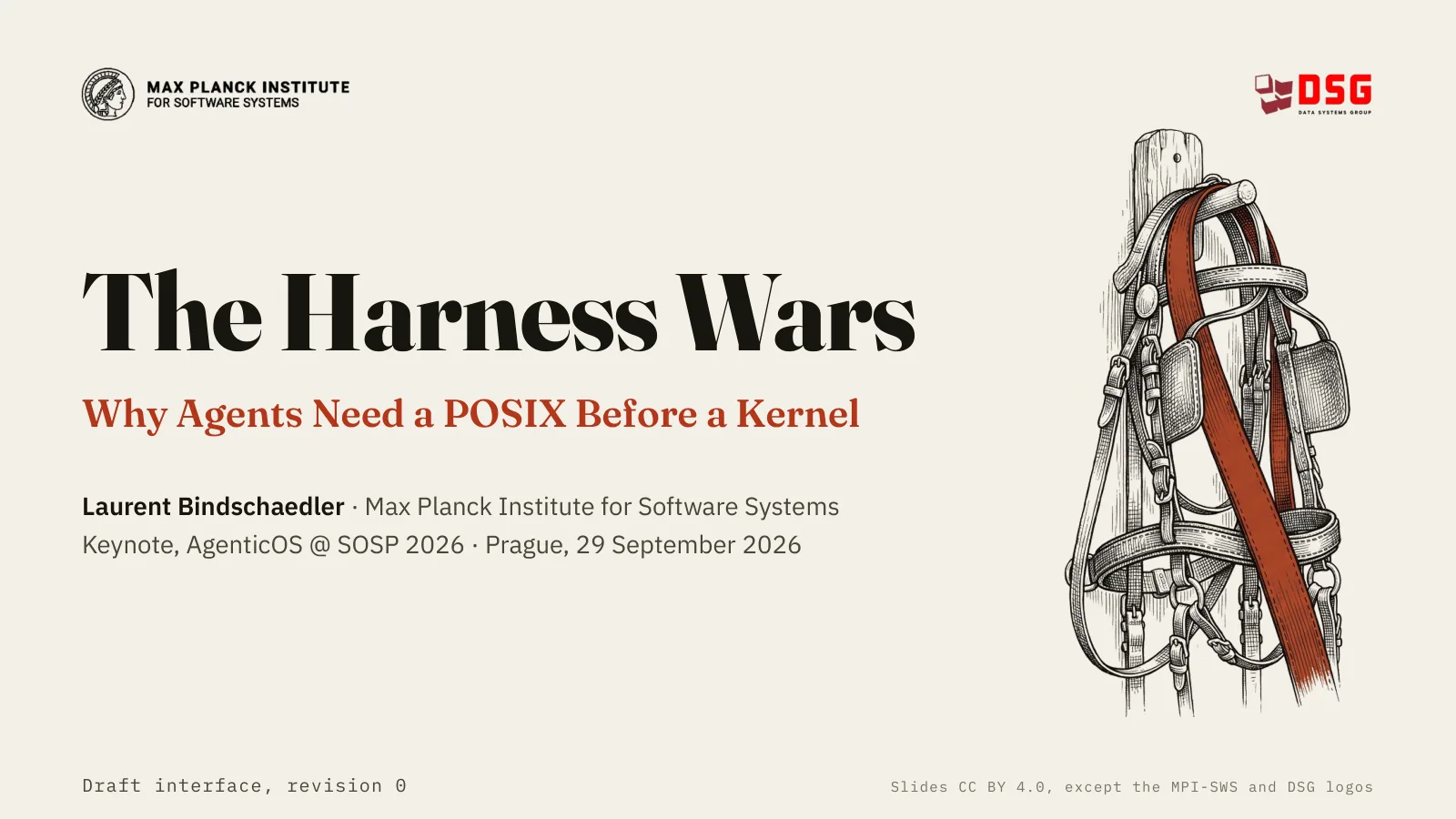 The Harness Wars: Slides from My AgenticOS Keynote, slide 1 of 24